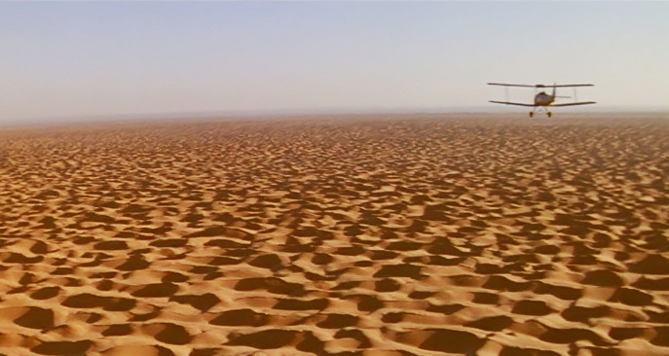 image: Flying Over Desert